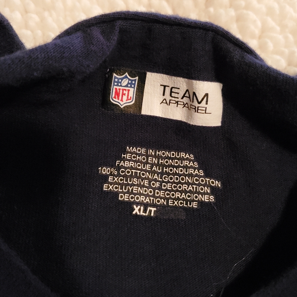 NFL Chicago Bears navy blue t-shirt. Size XL/T - Picture 3 of 4